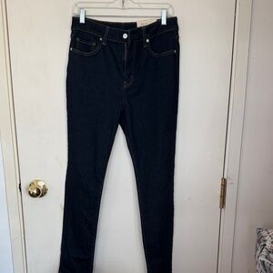 Women's Skinny Jeans in dark blue Stretch Denim